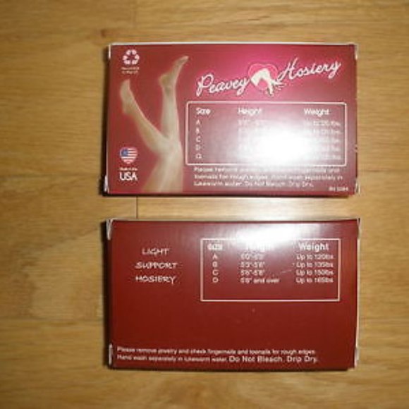 New Bundle Of 4 Hooters Girl Uniform Footed Pantyhose Champagne Size Q - Picture 3 of 6